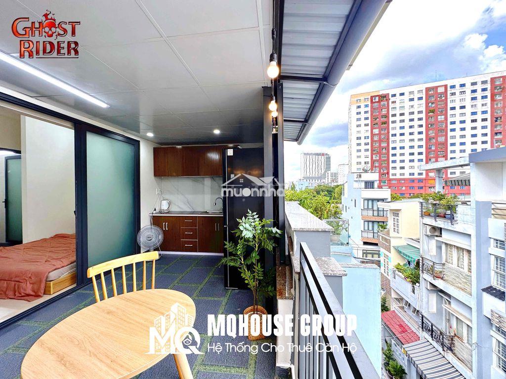 New 100% - penthouse 1pn balcony, giặt riêng - chợ bà chiểu, bờ kè ts - 2