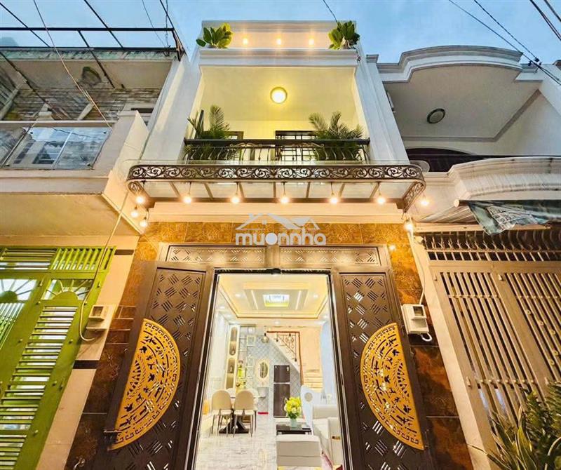 Nhà hxh cx phú lâm a, 44 m2 3 tầng btct, 3 pn 2wc, khu an ninh cao.