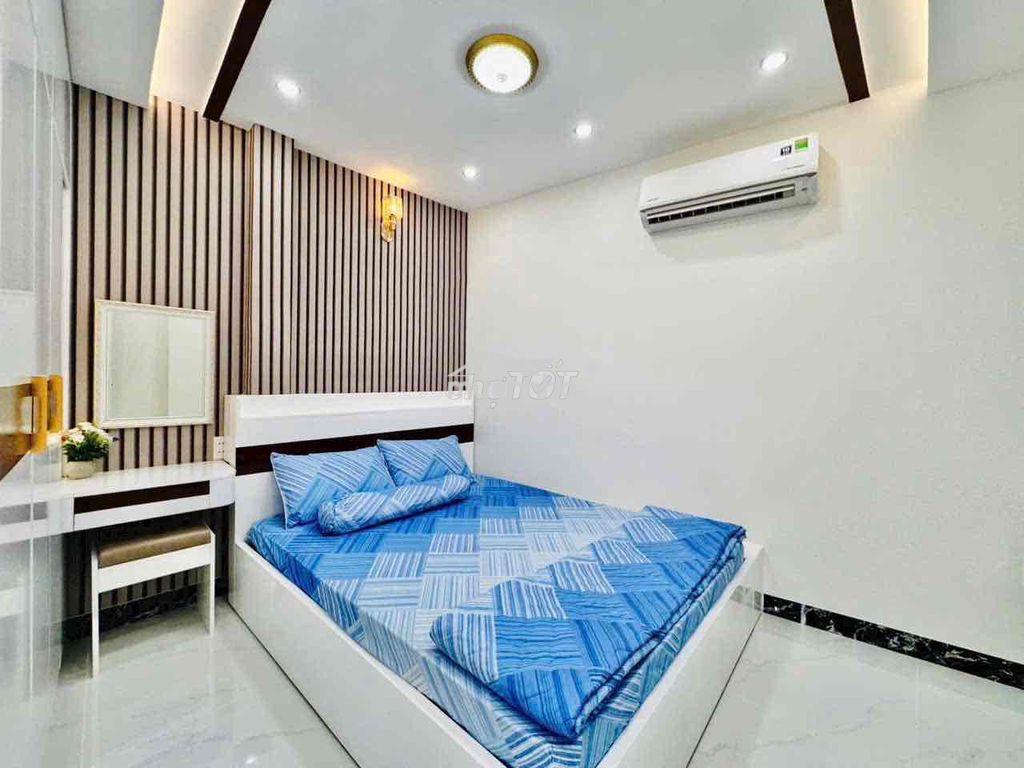 Bán nhà gò vấp, hẻm xe hơi 1/ phan văn trị, ngay emart, 45m2, 3 pn fu - 4