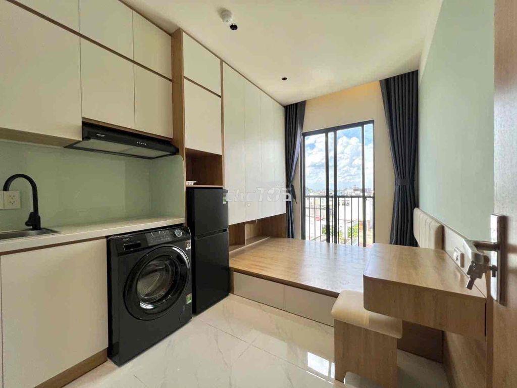 🌈Phòng trọ ban công 28m2💥full nội thất - thang máy📍gần đh vlu - iuh - 3