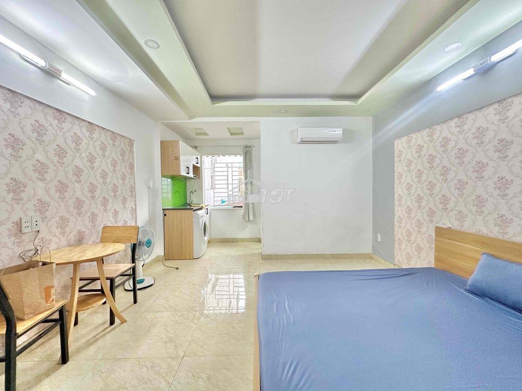 Cho thuê studio cửa sổ trời máy giặt riêng ngay trường văn lang emart - 3