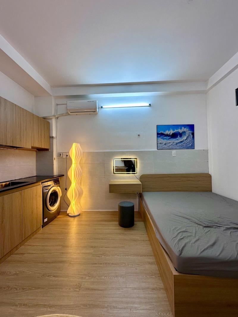 Cho thuê căn hộ studio cô bắc – phú nhuận – ban công – phòng thoáng – máy giặt riêng - 3