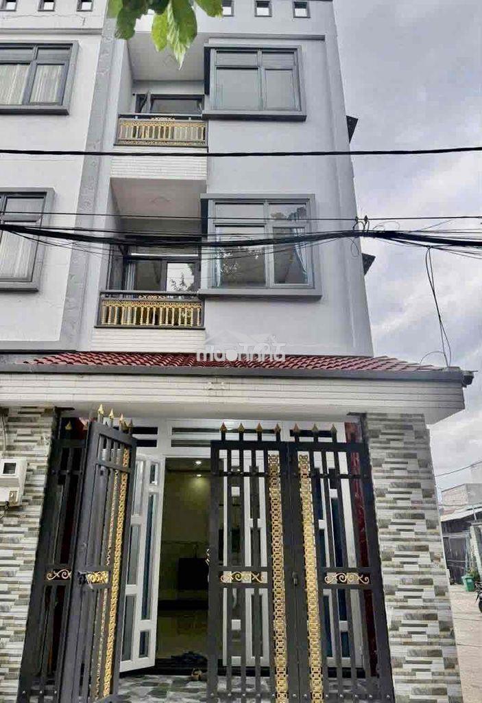 Cho thuê nhà mới sạch sẻ dt 180m2 1trệt 2lầu 4pn 3wc hẻm xe tải