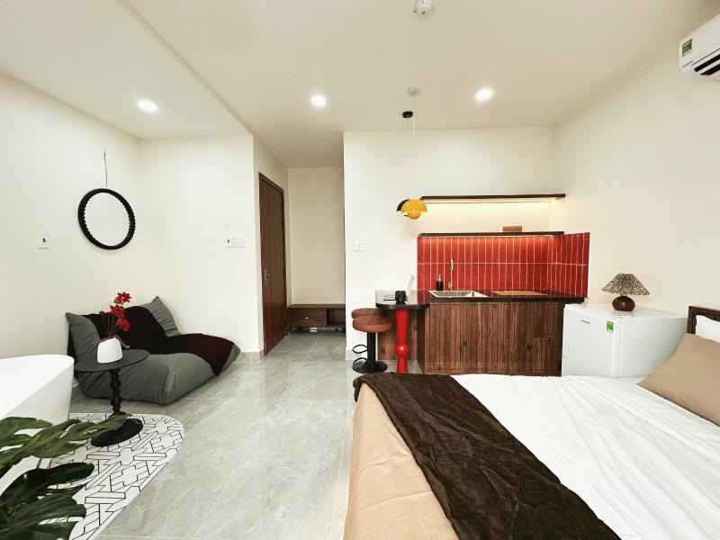 Cho thuê studio ban công 35m2 new 100% ngay học viện cán bộ tphcm - trường đại học văn lang - cầu bình lợi - 3