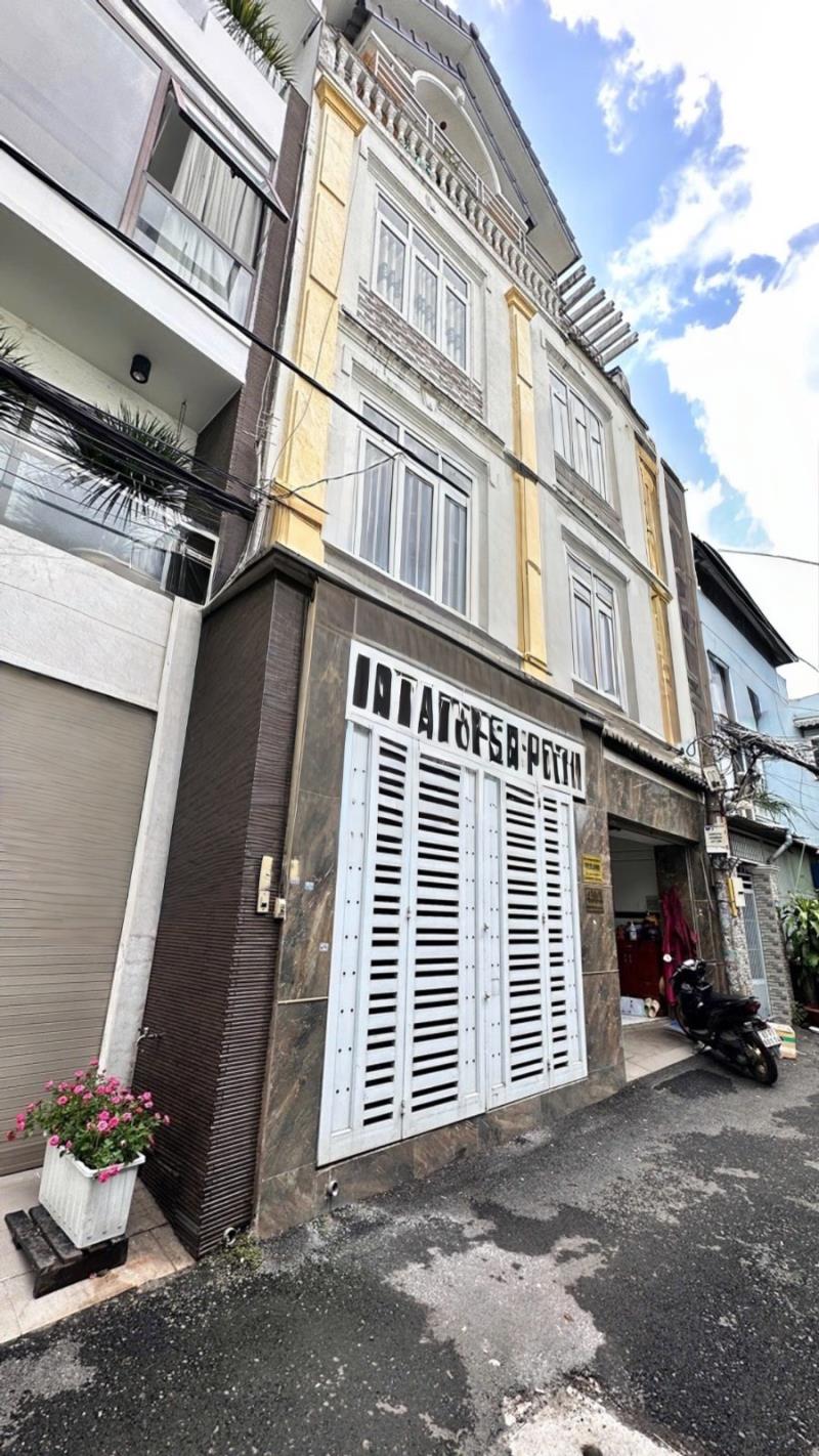 Bán nhà phan huy ích 4 tầng, hẽm xe hơi