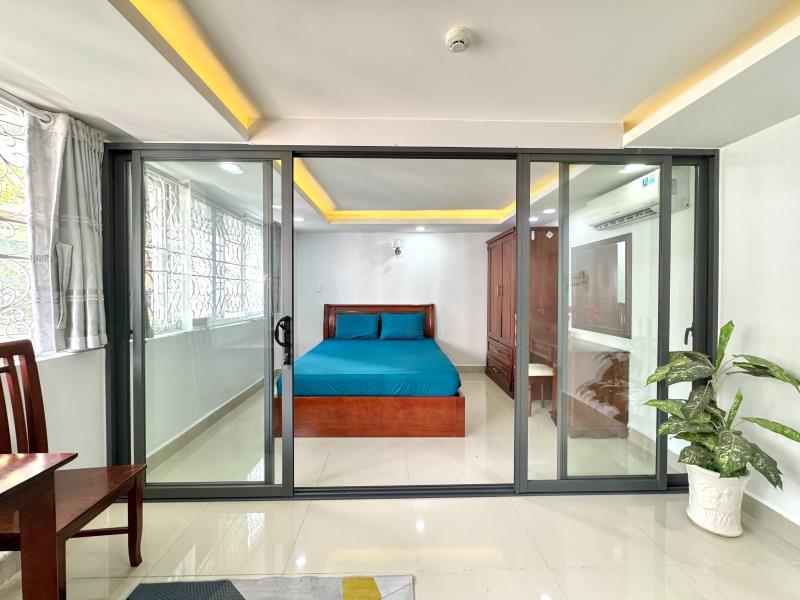 Căn hộ 1pn tách bếp siêu thoáng ngay hoàng sa tân bình - Ảnh 2