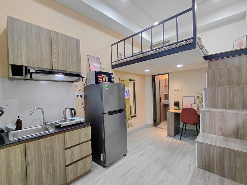 Cho thuê căn hộ full nội thất gần trường đh y được ,đh gia đinh  – hồ văn huê, p.8, phú nhuận