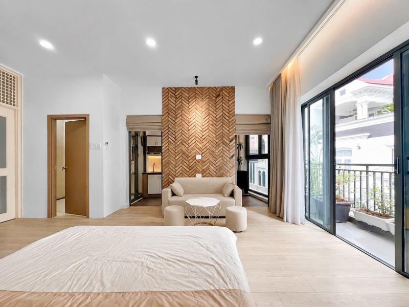 Cho thuê căn hộ 1pn 60m², ban công kính siêu rộng, tách bếp riêng – nguyễn văn trỗi, phú nhuận | gần quận 1, quận 3 & sân bay - Ảnh 2