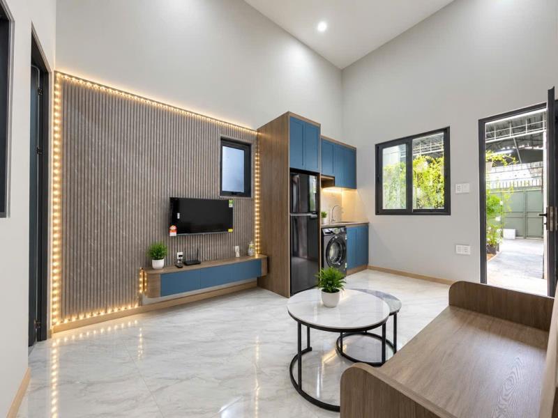 Cho thuê căn hộ dịch vụ có gác  cửa sổ siêu thoáng tại ung văn khiêm – gần hutech, uef, văn lang cs3, ftu, uth