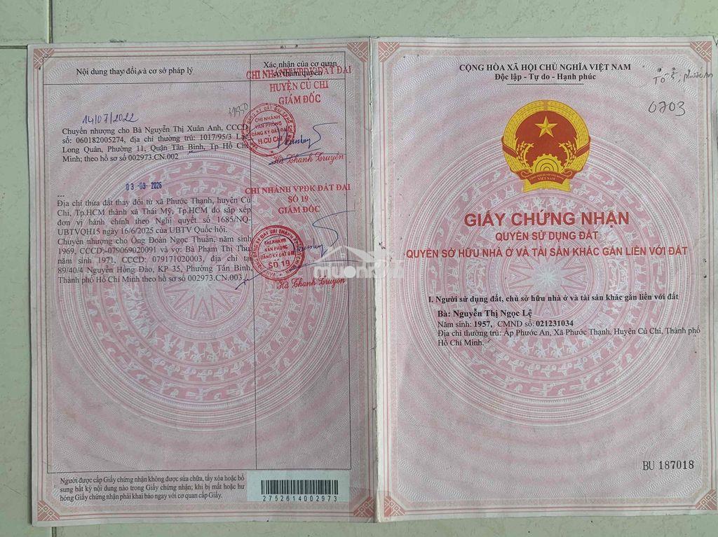 Chính chủ cần bán nhà cấp 4, shr, hẻm 1 sẹc, hxh, đường huỳnh thị lớn - 2
