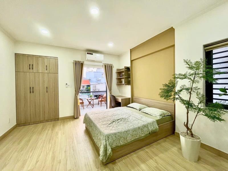 Cho thuê căn hộ penthouse 1pn, sân thượng riêng cực lớn – lê quang định, bình thạnh tiện qua q1 và phú nhuận