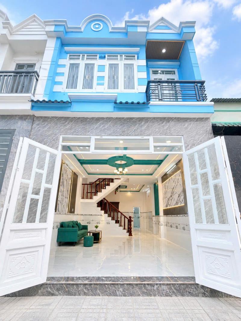 Bán nhà ngay hóc môn [5m*11m] trệt lầu nhà mới ở liền chỉ 700 triệu