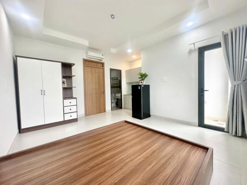 Phòng mới hoàn thiện, sẵn nội thoáng mát, chùa diệu pháp - siêu thị emart - gần đại học văn lang, đh  - Ảnh 3