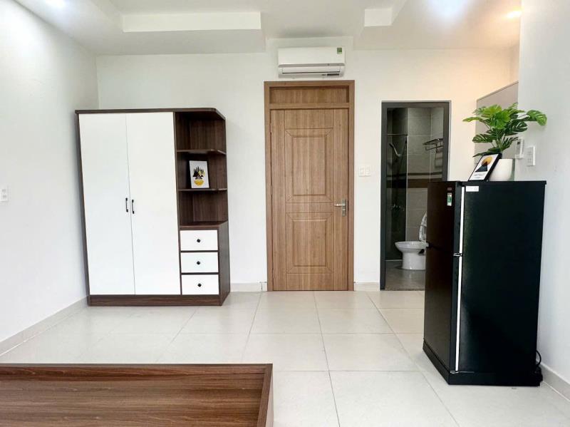 Phòng mới hoàn thiện, sẵn nội thoáng mát, chùa diệu pháp - siêu thị emart - gần đại học văn lang, đh  - Ảnh 4