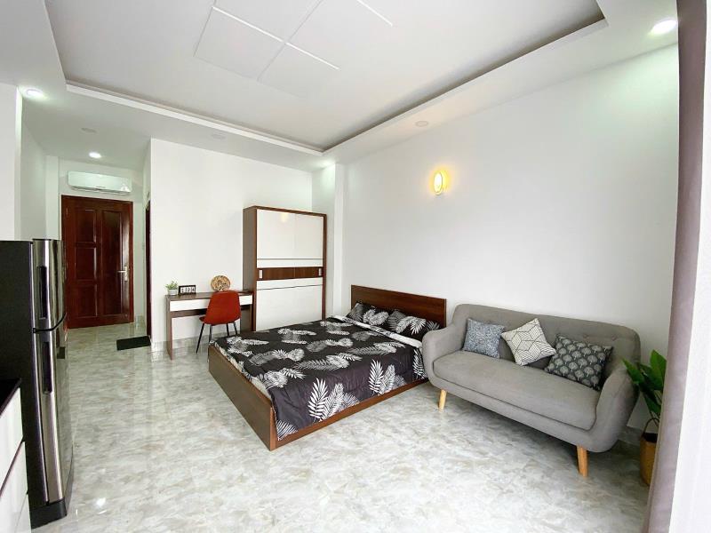 Cho thuê căn hộ có ban công full nội thất gần chợ bà chiểu - nguyễn thượng hiền, bình thạnh - Ảnh 4