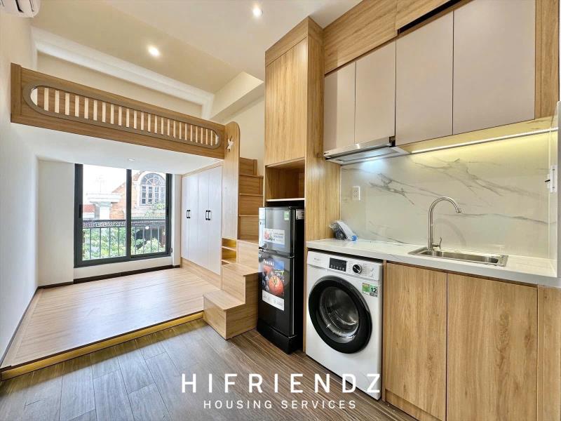 Căn hộ duplex ban công - full nội thất - cửa sổ trời | ngay ngã tư bảy hiền