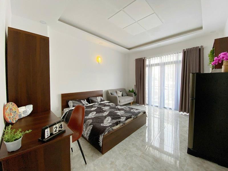 Cho thuê studio full nội thất, ban công thoáng – bình thạnh gần vlu, iuh, ufm