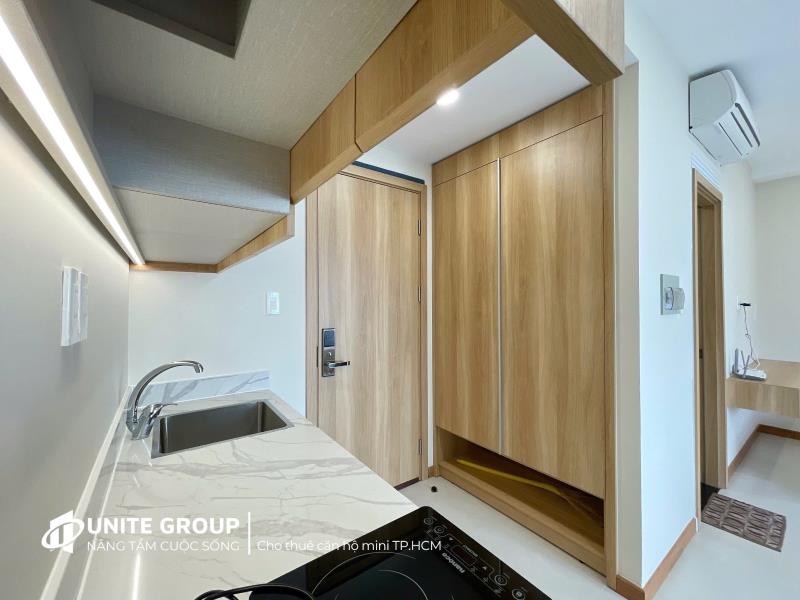 Thuê ngay căn hộ 35m2 mới 100% full nội thất ánh sáng tự nhiên ngay trần quý cáp gần chợ bà chiểu, hầm xe thang máy an ninh tốt - Ảnh 4