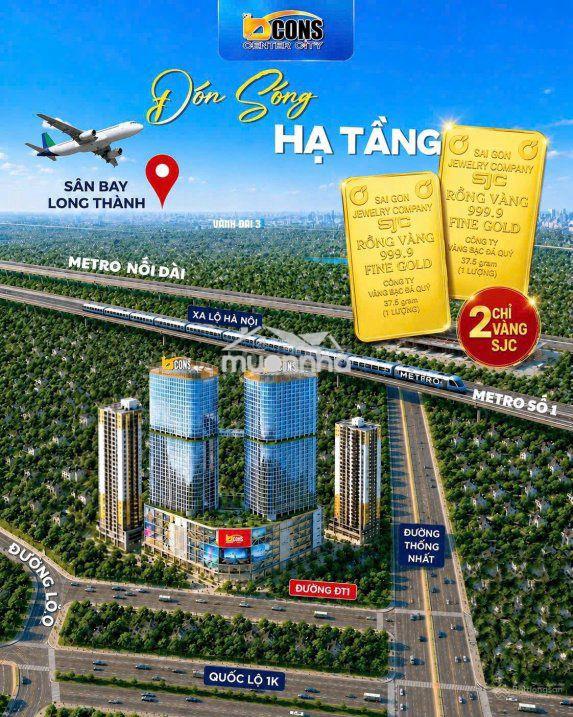 Bcons center city - căn gốc siêu đẹp giá chỉ 3,6 tỷ