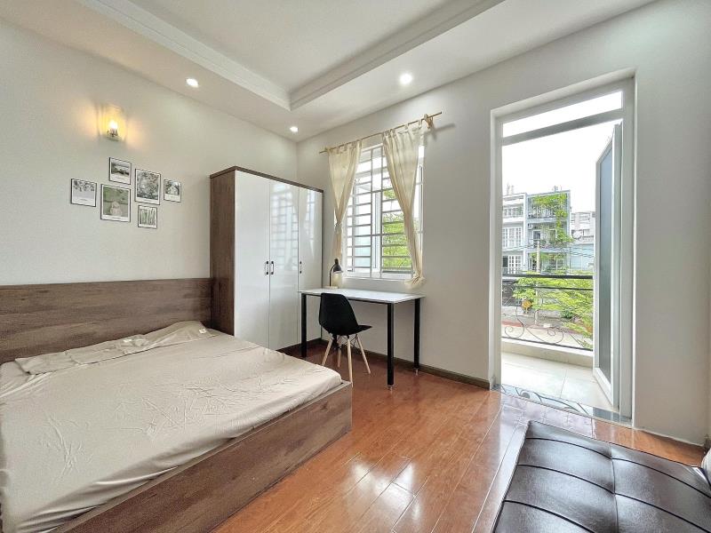 Căn hộ cho thuê ban công lớn, cửa sổ thoáng mátgần đh văn lang – cơ sở bình thạnh– bình lợi, p.13, q. bình thạnh - Ảnh 4