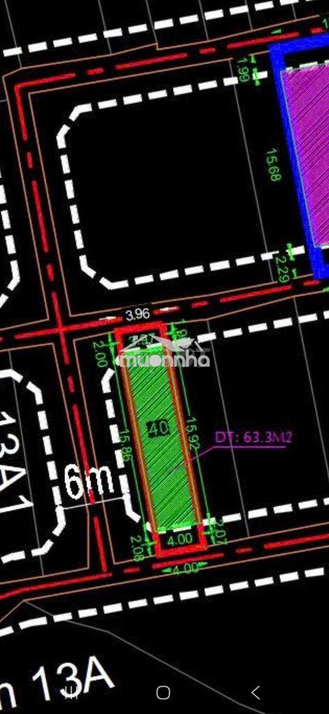 Bán đất thổ cư chính chủ 2 mặt tiền hẽm ( qh 6 mét ) - 2