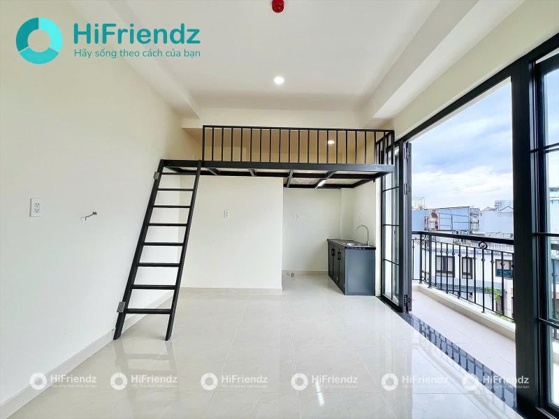 Căn hộ thang máy ban công rộng30m2 gần dương quảng hàm,lê đức thọ 4tr7