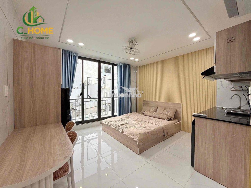 Căn hộ mới full nội thất - ban công ngay nguyễn thái sơn - 2