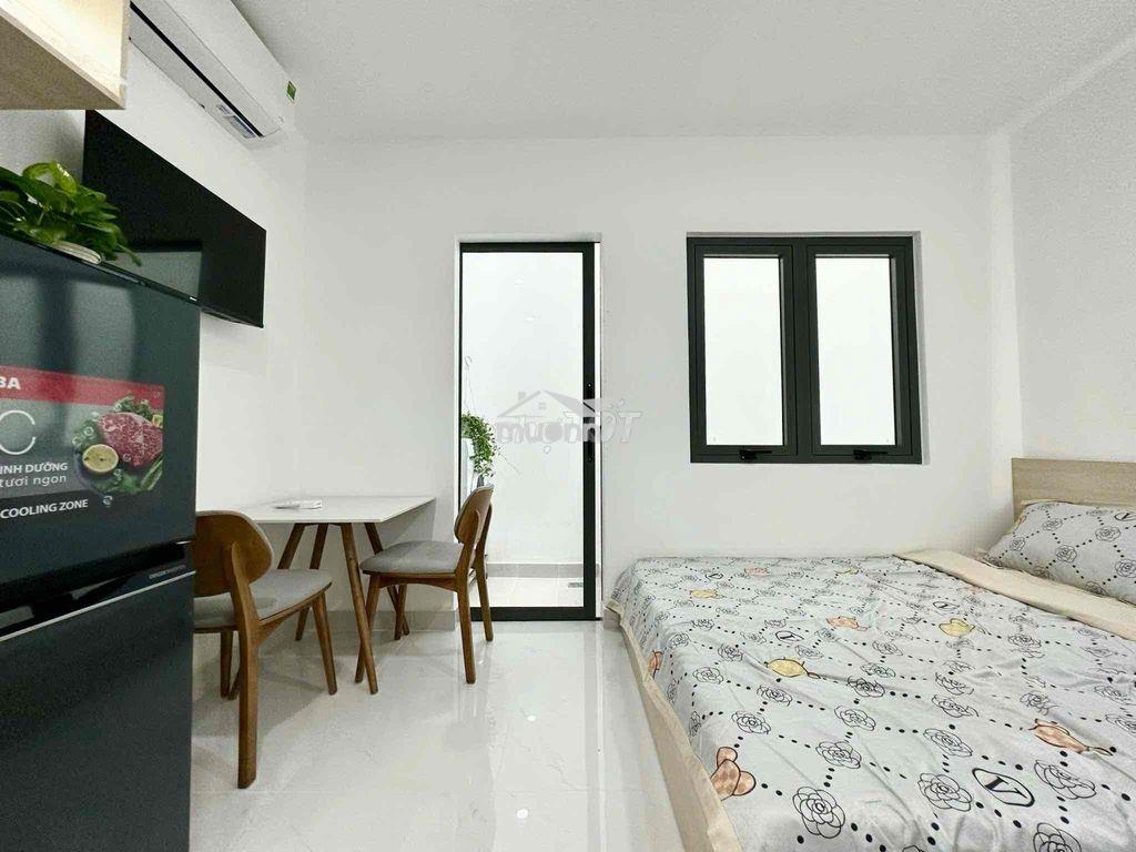 Toà 457/ hoà hảo q10 - p402 ban công sau, máy giặt riêng, 0 - 4