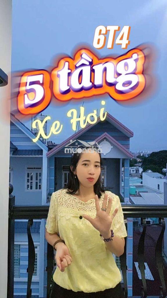 Chủ gấp bán nhà 5 tầng xe hơi giá 6ty4 