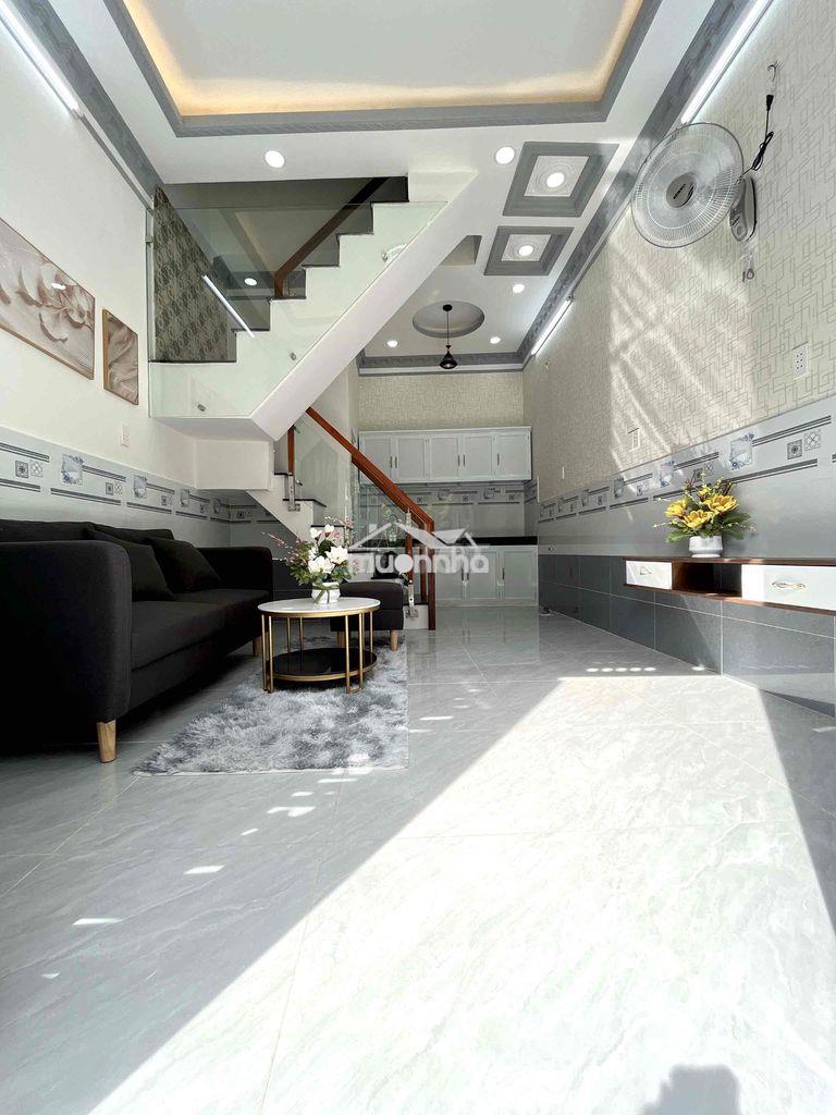 Bán nhà mới xây lầu đúc hẻm 2174 huỳnh tấn phát dt:3,2x7m 2tầng 2pn - 2