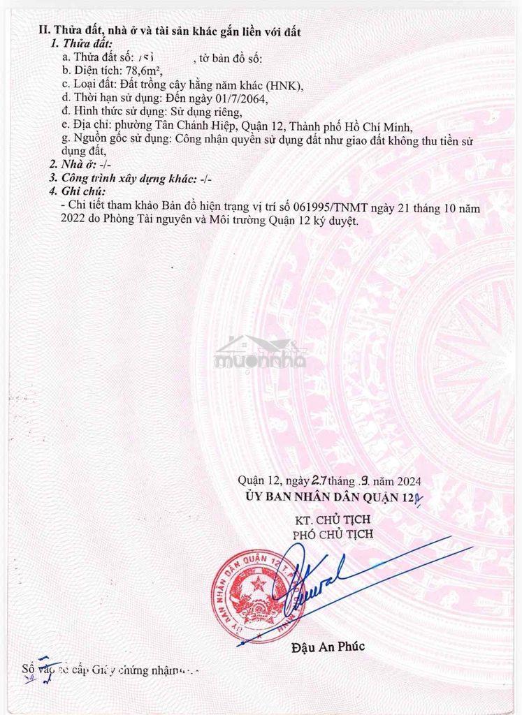 Bán đất cách chợ ngã 3 bầu - 2