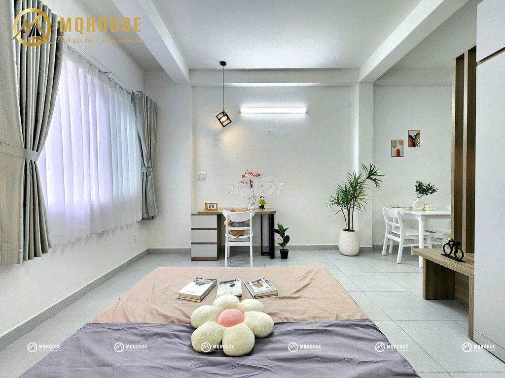 Căn hộ studio 40m2 toà mới - tách bếp tại trương công định gần etown - Ảnh 4