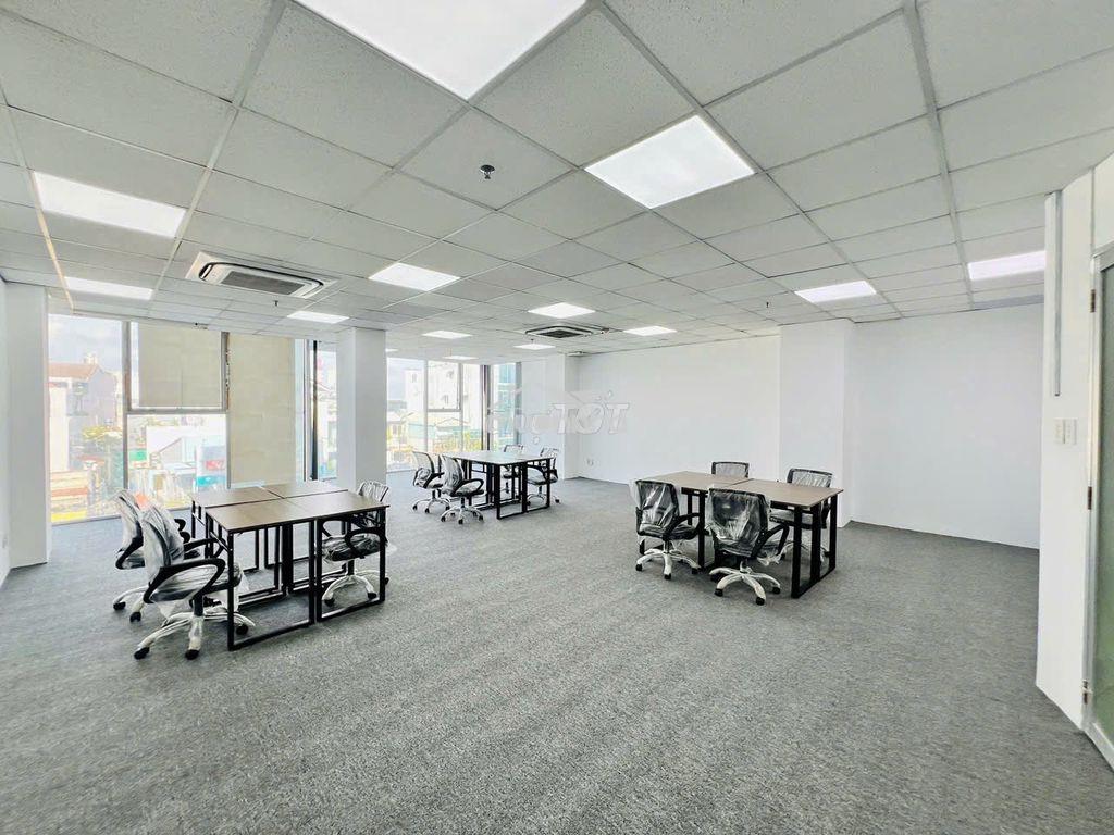 Cho thuê vp view kính, tặng nội thất sàn 80m2 đường nguyễn kiệm-pn - Ảnh 3