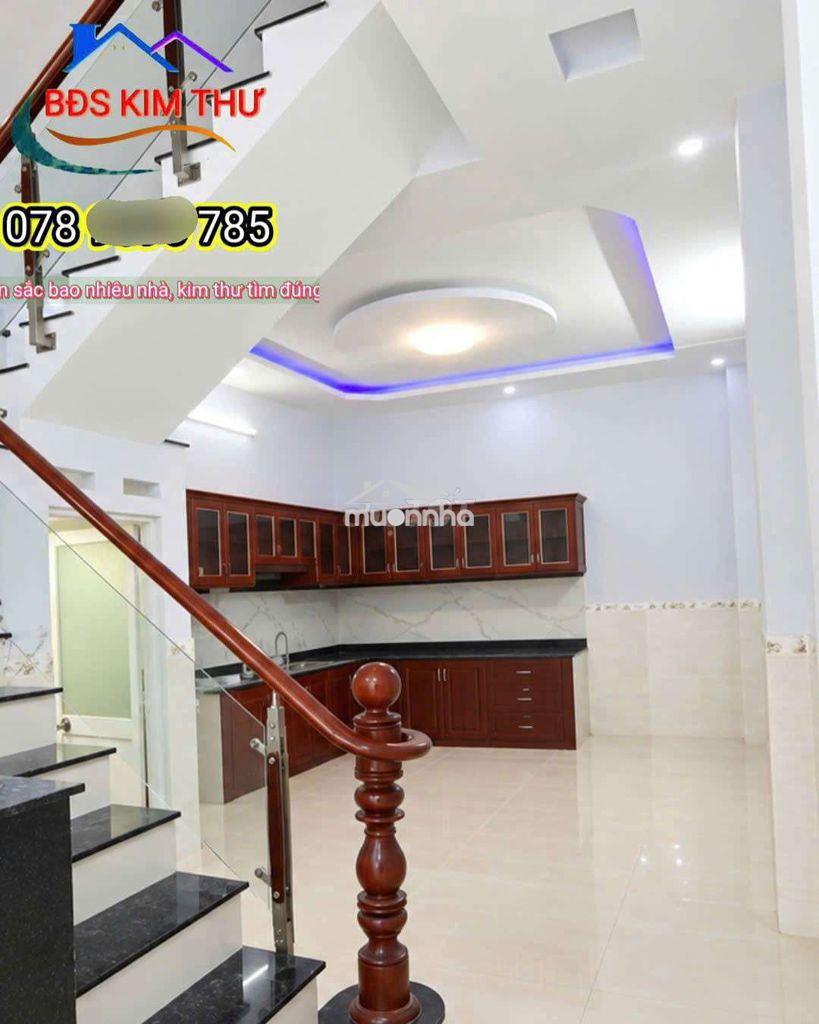 ✅Nhà mới đẹp 1trệt 3lầu sân thượng( 4pn 5wc ) giáp tên lửa - 2
