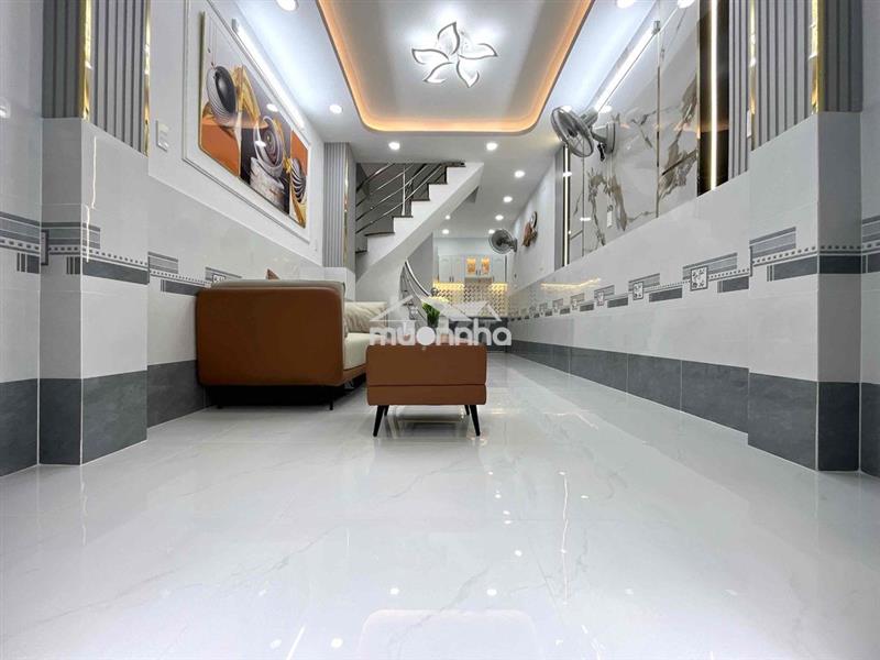 Bán nhà lầu đúc thật hẻm 1806 huỳnh tấn phát dt:3x9m 2tầng 2pn 2wc.