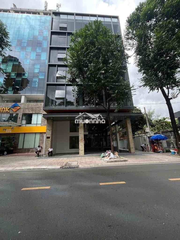 Cho thuê building 19b p.n. thạch q3 hầm 8t 400tr