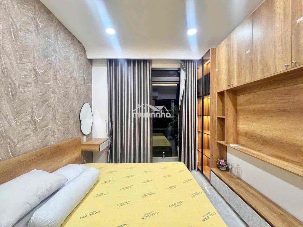 Cho thuê nhà mới đẹp full nội thất 2lầu 2pn.3wc huỳnh văn nghệ 12tr - 4