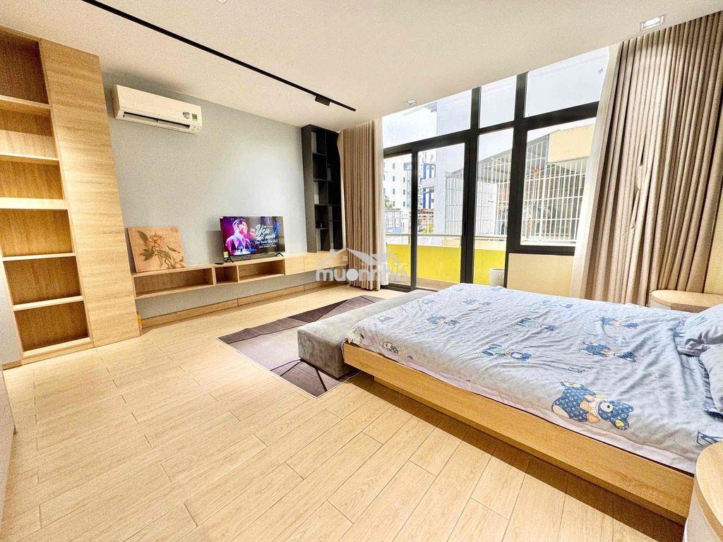 Căn hộ studio ban công full nội thất rộng 40m2 gần vlu, chợ cây quéo - Ảnh 3