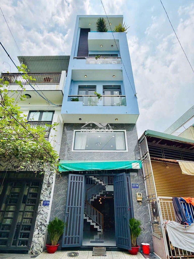 Nhà mới 4*14 trệt lửng 3 lầu xe hơi giá cực rẻ