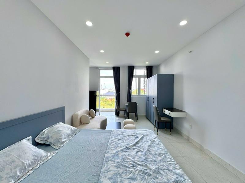 Căn hộ 1pn full nội thất có ban công view đẹp và rộng tại đặng thùy trâm - Ảnh 3