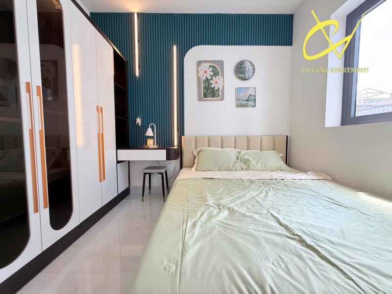 Thuê ngay căn hộ 1 phòng ngủ tách bếp 40m2 full nội thất có ban công ngay bùi đình tuý hẻm ô tô tận cửa gần ngã tư hàng xanh giáp quận 1,3 khu an ninh , dân trí cao - Ảnh 2