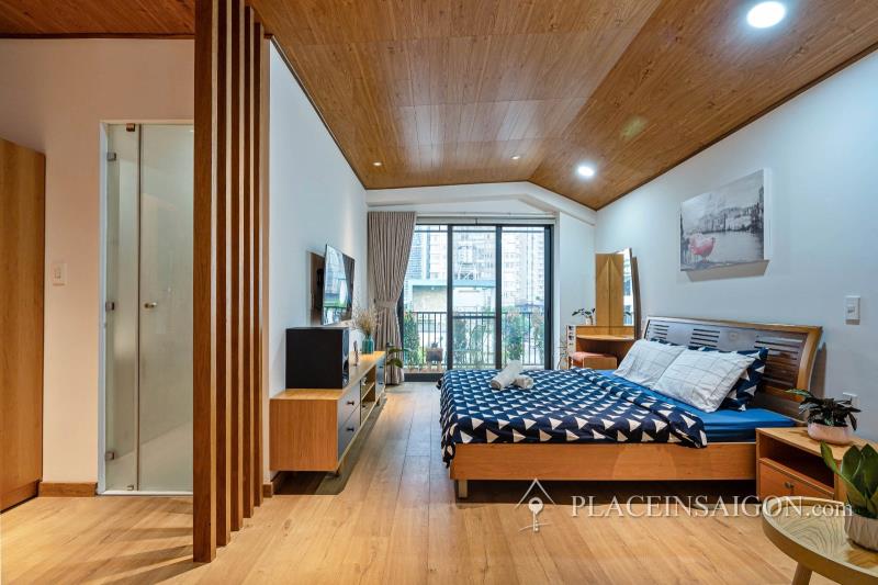 Cho thuê căn hộ 1pn - 50m2 - tách bếp - ban công - giáp q1,q2 - ung văn khiêm - bình thạnh