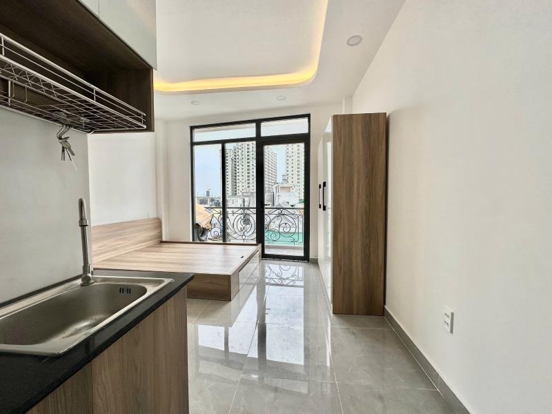 Cho thuê căn hộ studio - full nội thất - máy giật riêng  - bancon to - nơ trang long - bình thạnh - Ảnh 2