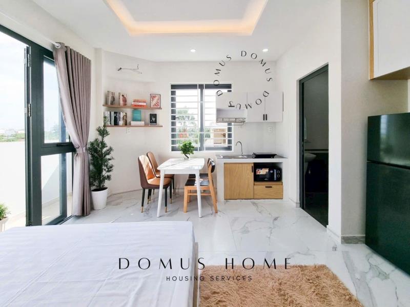 Studio ban công cửa sổ siêu sáng | full nội thất mới | siêu đẹp | gần lotte tdtu rmit | không gian thoáng - Ảnh 3