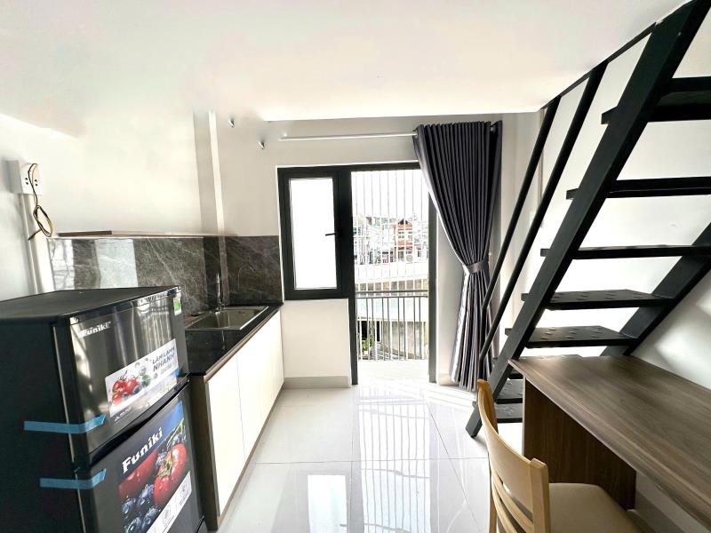 Cho thuê căn hộ duplex balcon rộng 30m2 ngay phan văn trị, thuận tiện di chuyển sang gò vấp, phú nhuận - Ảnh 4