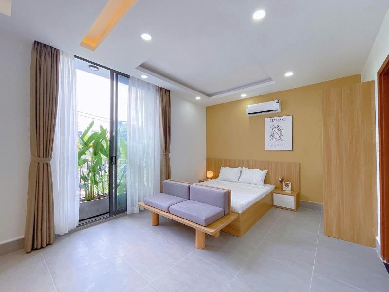 Cho thuê căn hộ 1 phòng ngủ cao cấp 42m2 - ban công, full nội thất - điện biên phủ, bình thạnh giáp ranh quận 1 gần thảo cầm viên sài gòn - Ảnh 2