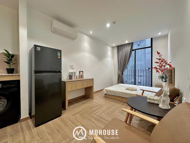 Căn hộ studio ban công, full nội thất, ngay etown cộng hoà