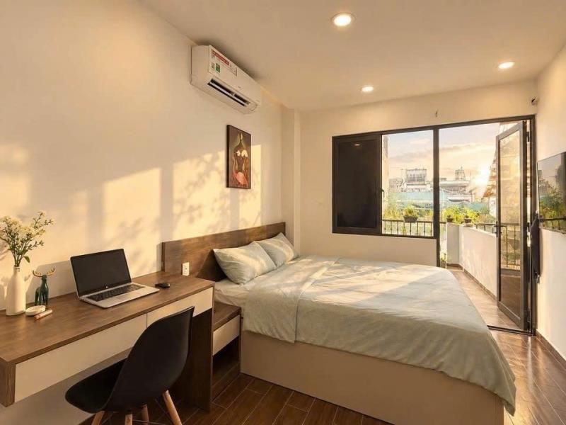 Cho thuê căn hộ 1 phòng bình thạnh, full nội thất, rộng rãi, thoáng mát, cửa sổ lớn, gần phan đăng lưu, phú nhuận, quận 1 - Ảnh 3