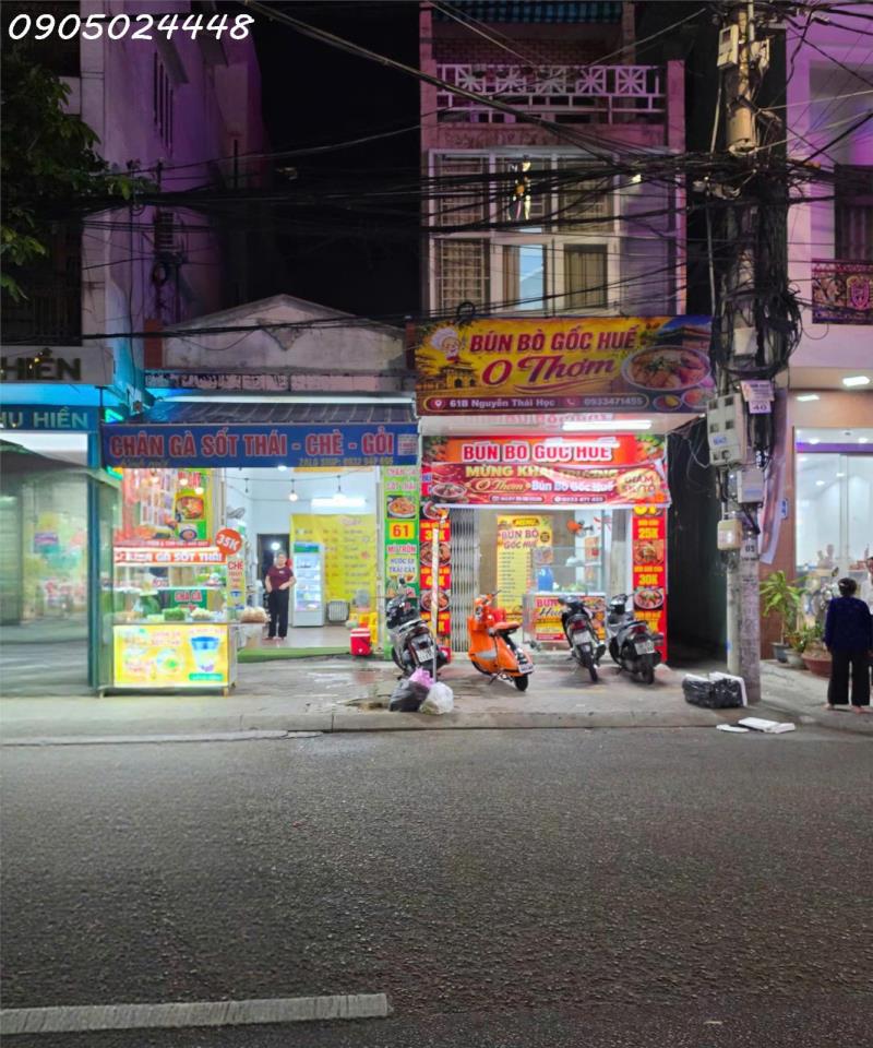 Chính chủ bán nhà 2 mt đường nguyễn thái học, p quy nhơn. dt 83.5m2, giá 10.2 tỷ