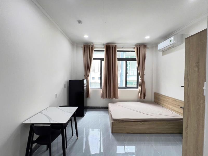 Cho thuê căn hộ studio thuận tiện đi lại, , tiện nghi, full nội thất